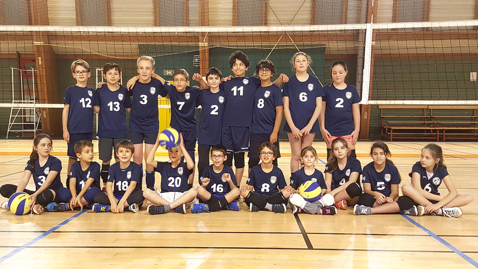 les jeunes du issy volley 20172018 ISSY VOLLEYBALL