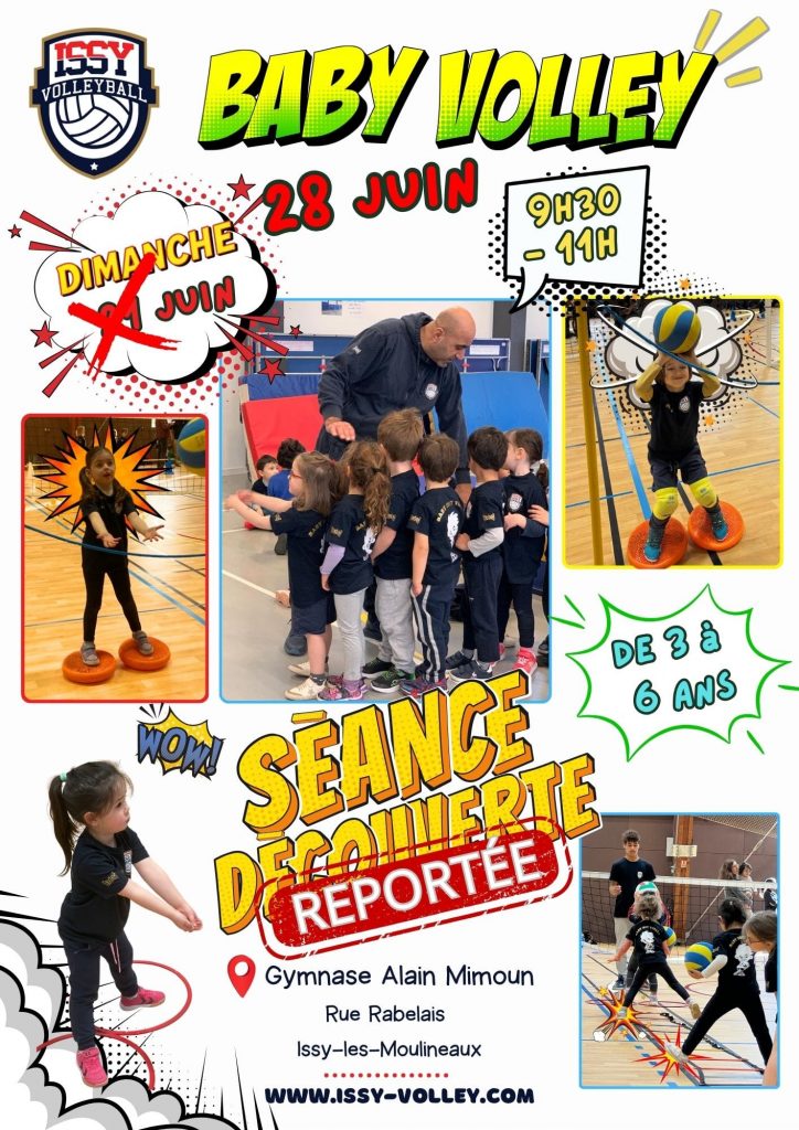 Report Porte ouverte Baby-Volley – Dimanche 28 Juin